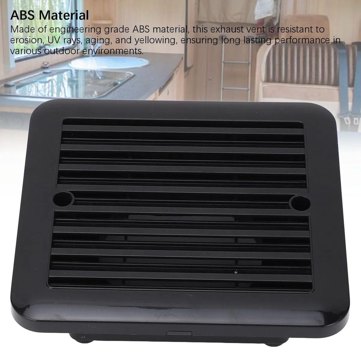 Generic Grille de Ventilation Latérale pour Camping-car, Performance Durable pour les Entrepôts de Camping-cars, Matériau ABS