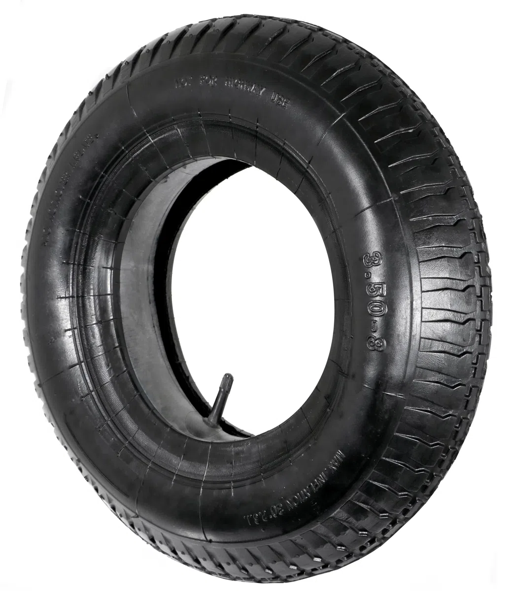 SPARES2GO Pneu de remorque et chambre à air (3,50–8, 35 PSi)