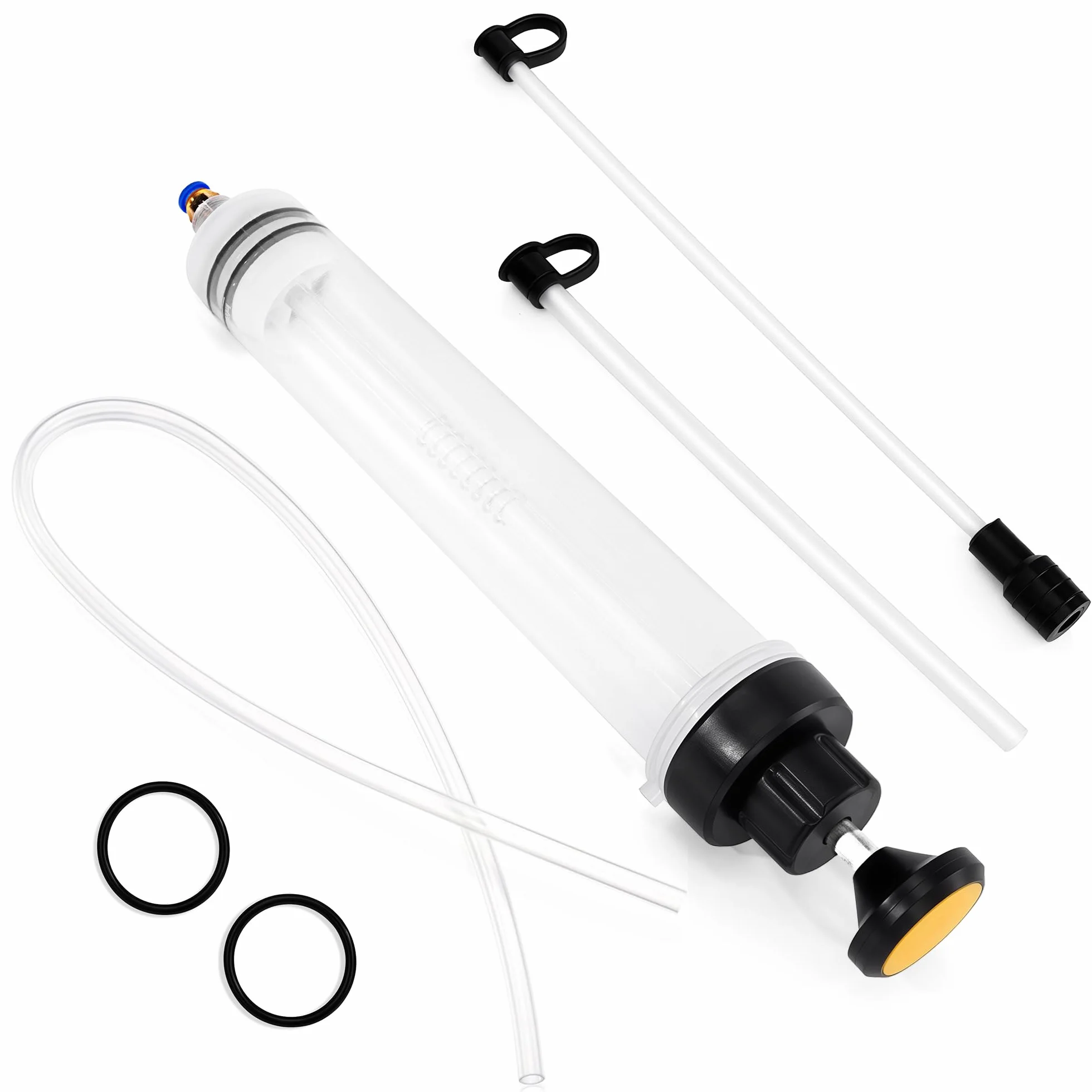 Pompe D'aspiration Huile Aspiration Seringue Pompe de Liquide Manuelle de Carburant 500ml Pompe de Liquide de Frein pour Le Liquide de Frein