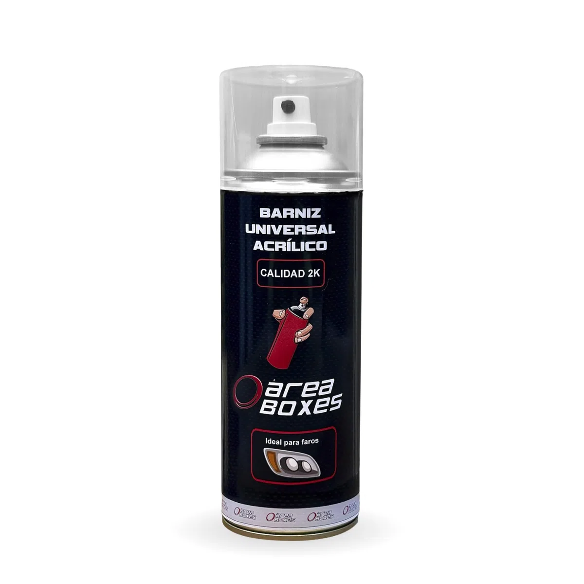 Vernis Acrylique Qualité 2K pour Phares de Voiture et Toutes Surfaces. [Adhérence Polycarbonate] Résistant aux Rayons UV (1, BRILLANT)