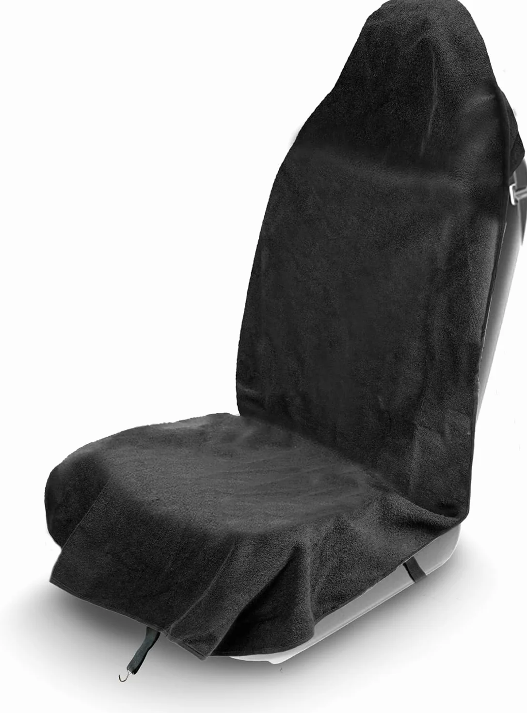Einesin Housses de Siège Auto Universelles Avant - Protection 100% Étanche 3 Couches - Alèze Molletonnée Douce et Antidérapante pour Siège Conducteur et Passager(Tissu éponge)