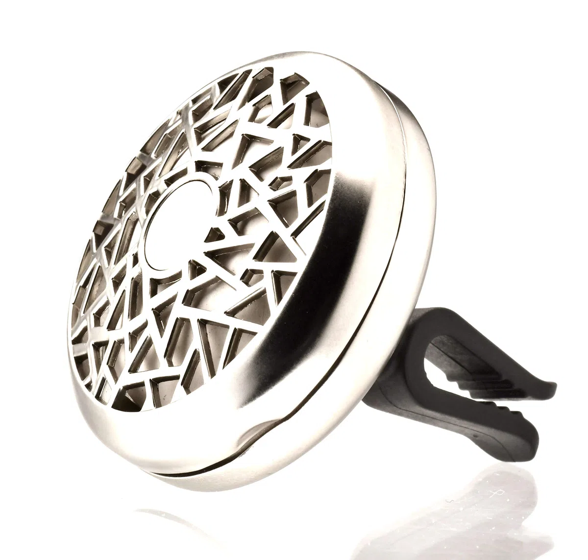 Maison Berger Diffuseur Voiture Parfumé – Clip Métal 4,5 cm avec Recharge Incluse, Fabrication Française – Clip Grille Aération – Jusqu’à 4 Semaines de Diffusion (Aroma Happy)